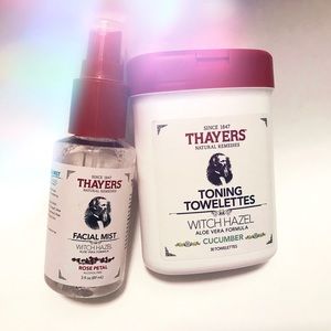 Thayer’s Toning Towelettes + Mist Bundle
